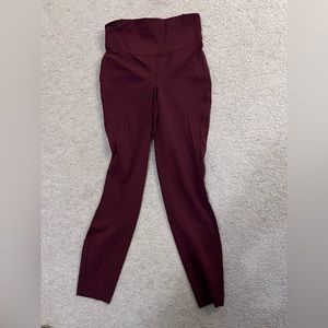 Lululemon Wunder train leggings - size 4 - 25 inch - maroon